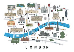 London map print