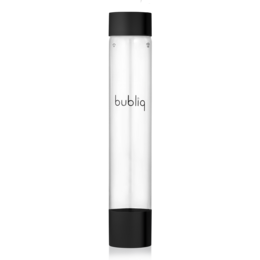 Matte black bottle for bubliq drink carbonator
