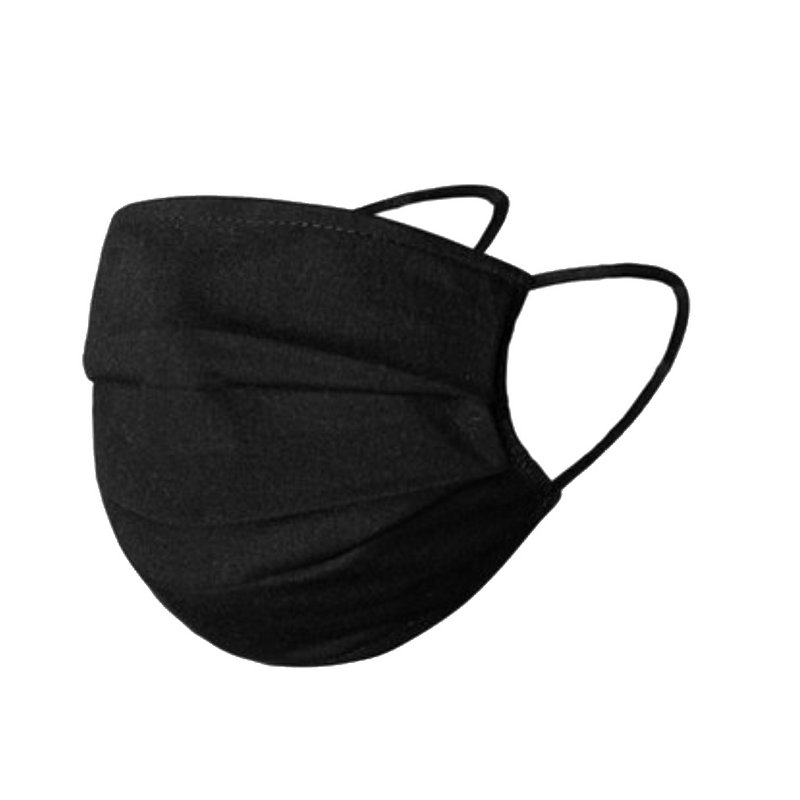 Waschbare Mundmaske Schwarz
