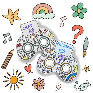 Pack of 3 “Who am I” Masks – Create and Guess Together!