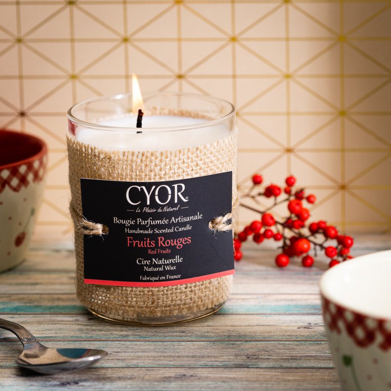 Vela Natural Frutos Rojos