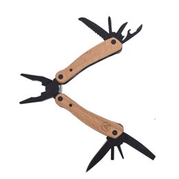 Pinza multifunzione nera Laguiole Wood di faggio nero