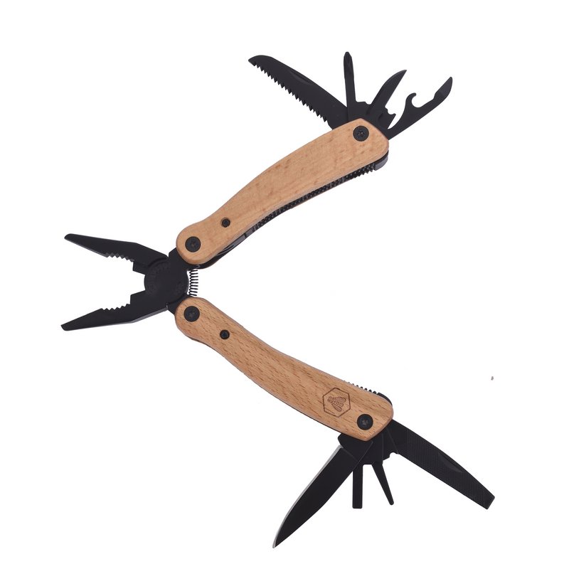 Pinza multifunzione nera Laguiole Wood di faggio nero