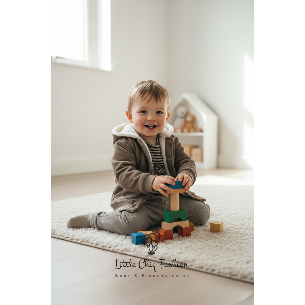 Little Chiq Baby Teddy Coat – Lined & Warm – Exclusive Baby Fashion