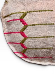 Bodenkissen - Colorful Line Round - Tahla