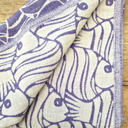 Asciugamano Hammam Nettuno in cotone jacquard