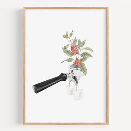 Fine Art Print - Botanisk Espresso