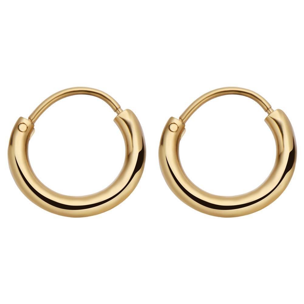 Pendientes Aros Redondos Oro