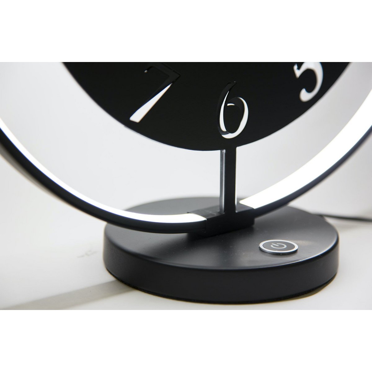 Tafelklok - 40 x 40,5 cm - Metaal - Lichtunit - 'Ting Table'
