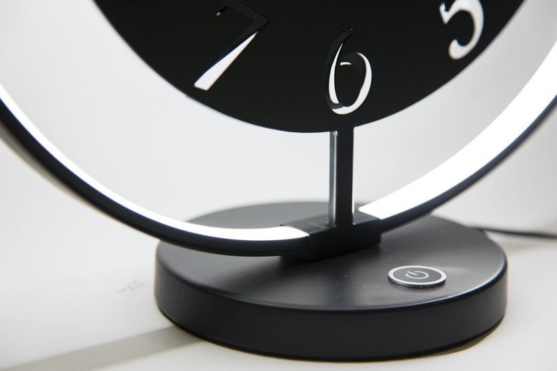 Horloge de table - 40 x 40,5 cm - Métal - Unité lumineuse - 'Ting Table'