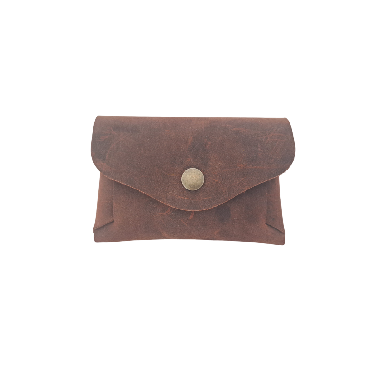 fold wallet - analine leder - handgemaakt - vos