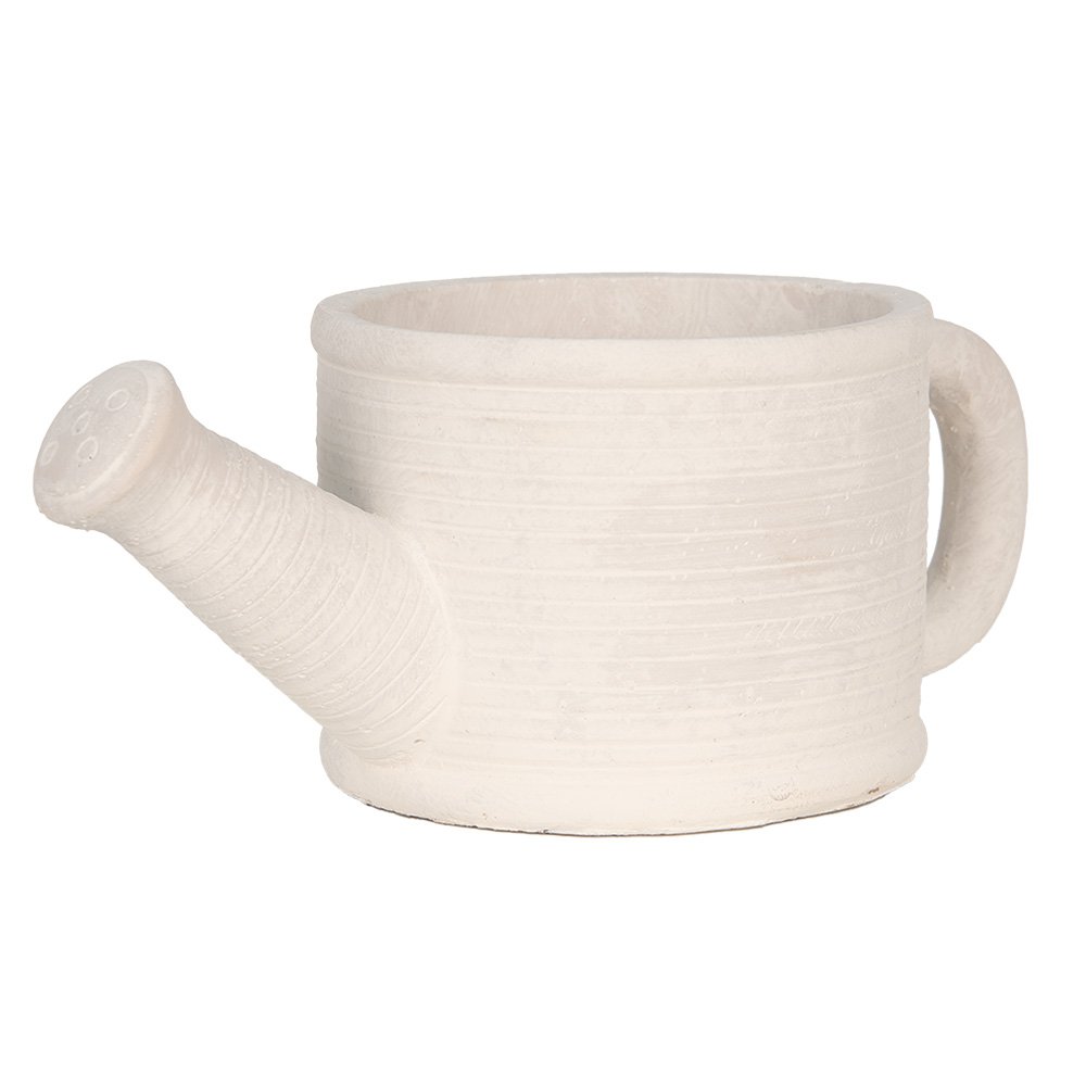 Bloempot Gieter 27x15x11 cm Grijs Steen Plantenpot