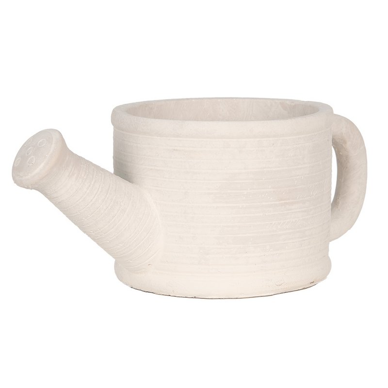 Bloempot Gieter 27x15x11 cm Grijs Steen Plantenpot
