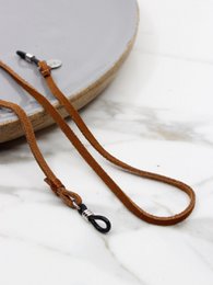 Noir minimaliste | Cordon à lunettes unisexe