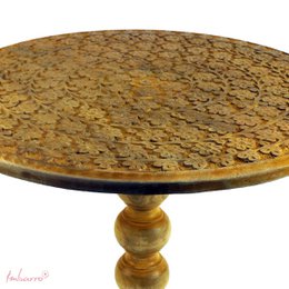 Houten Tafel June Yellow