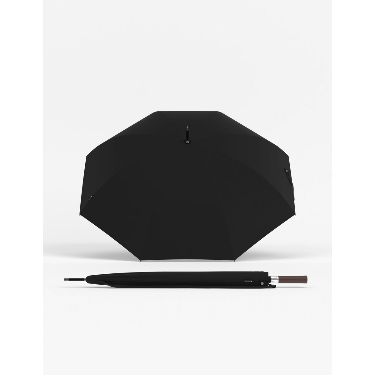 Stockschirm Modern - Schwarz
