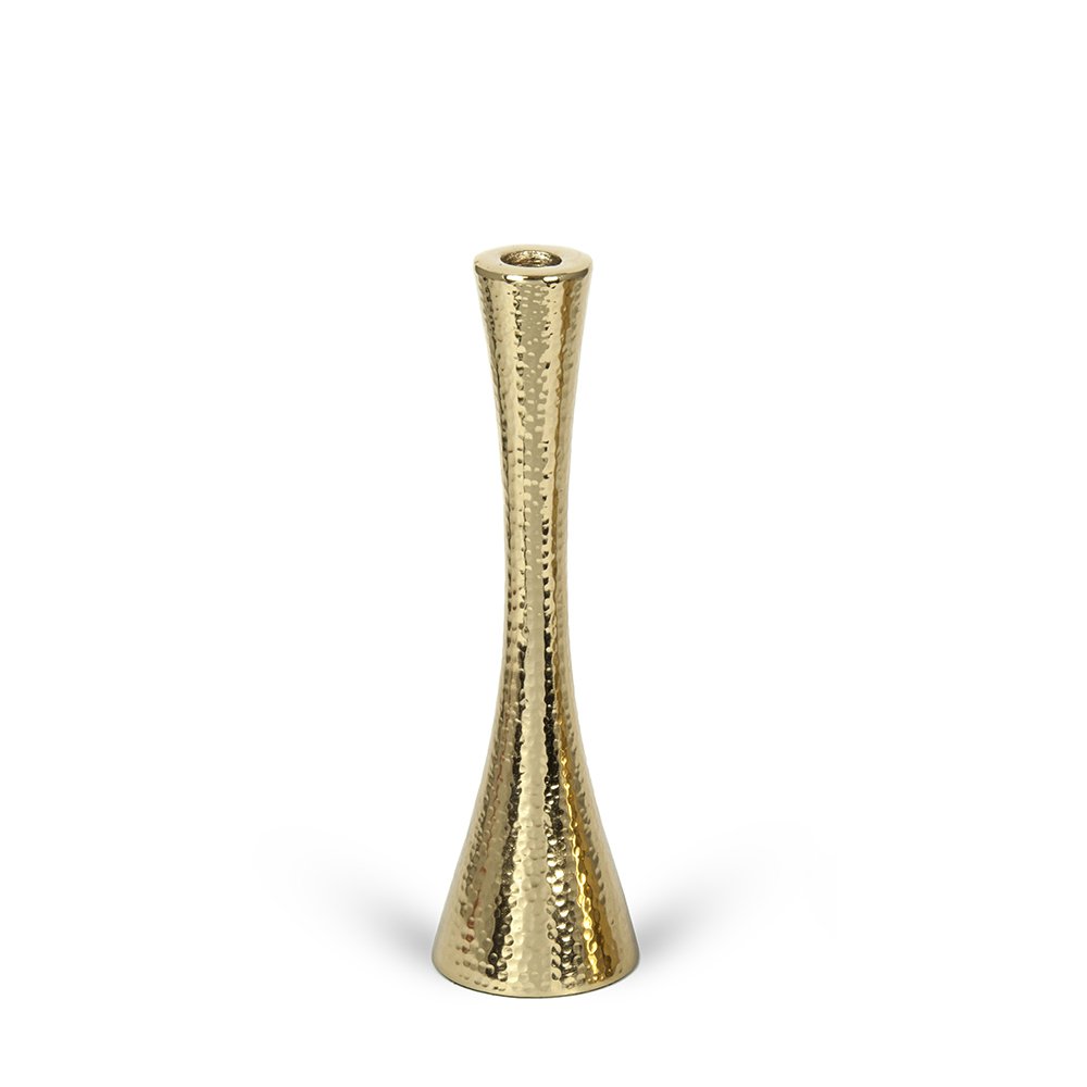 Metallkerzenhalter, goldene Farbe, H 27 cm, decosiluet