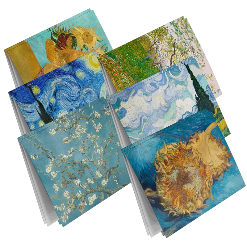 Conjunto de tarjetas de felicitación Van Gogh