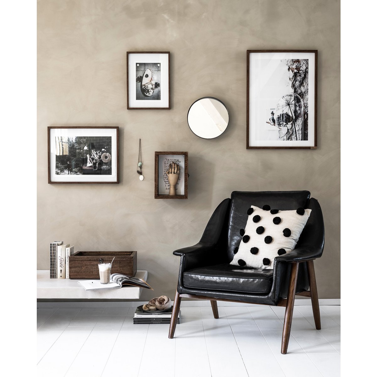 Photo Frame Wood Brown 51x71x3cm
