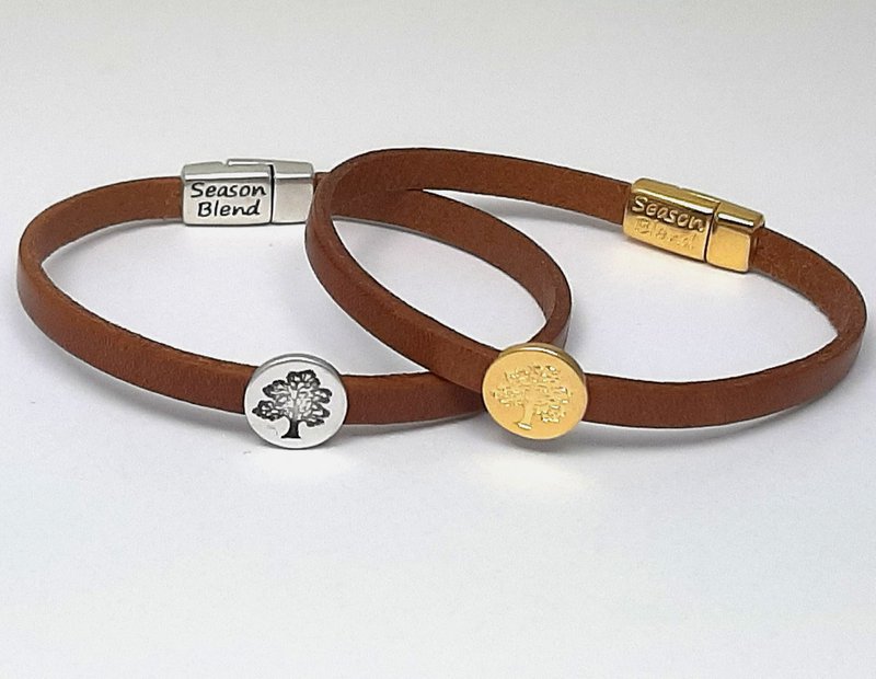 Semplice leather bracelet Tree of Life