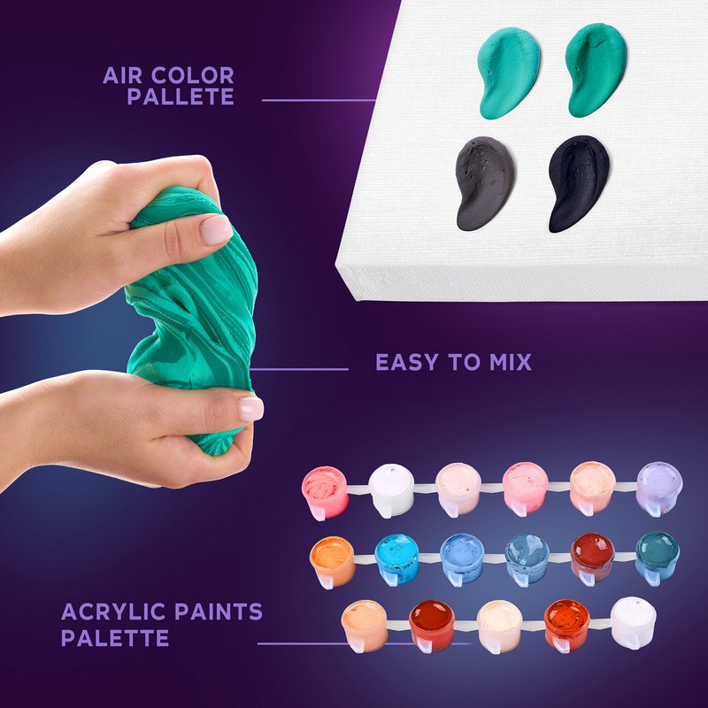 Okto Sensory 3D Air Clay und Malen nach Zahlen – Fashion Corgi