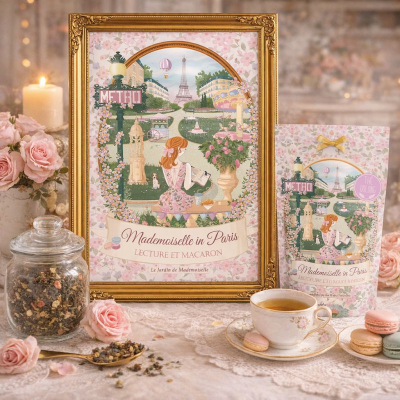 Poster A4 - Lettura e Macarons
