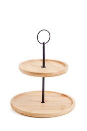 MODERNE KEUKEN Decoratieve schaal D15 en 20 cm H23,5 cm, 2 niveaus