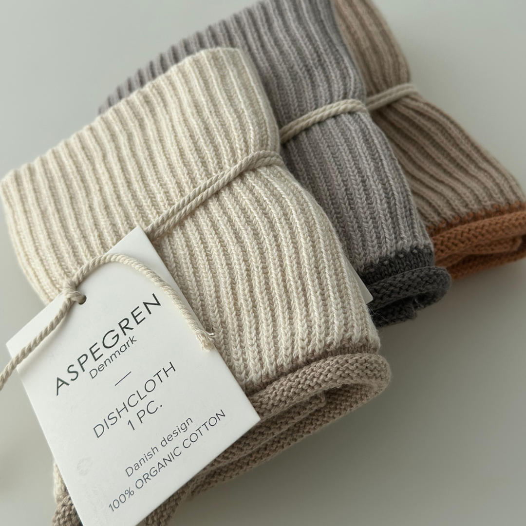 Torchon tricoté – Ondulation – Colombe