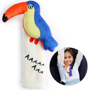 Milk&Moo Flying Toucan Sicherheitsgurtkissen für Kinder