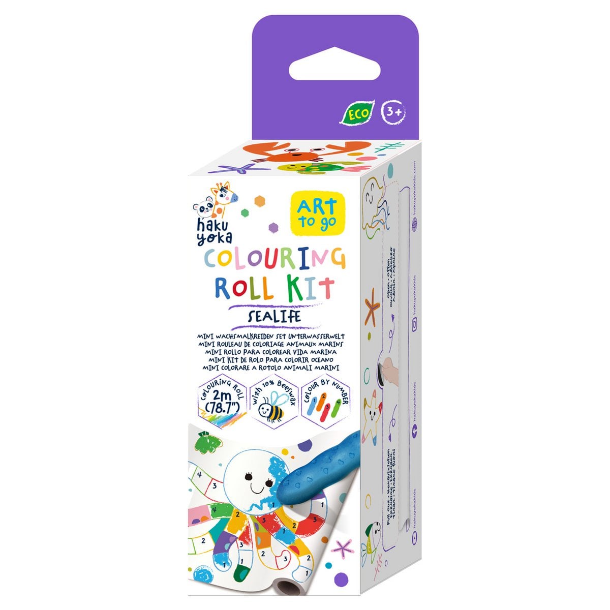 Mini Kleurrol Kit - Zeedieren