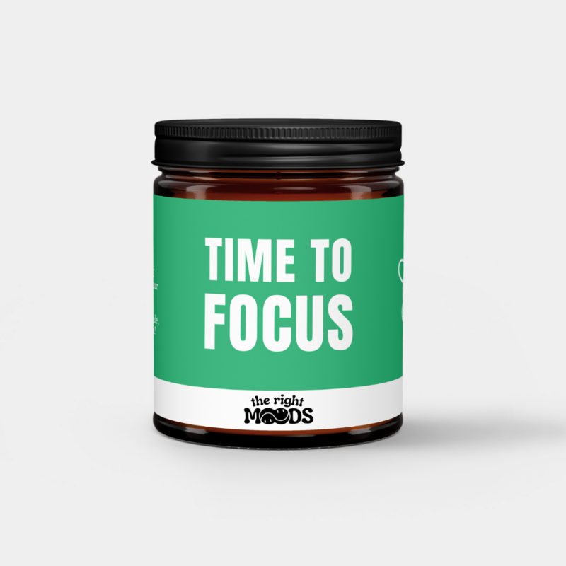 Geschenkkerze – FOCUS MOOD – Duftendes handgemachtes Sojawachs
