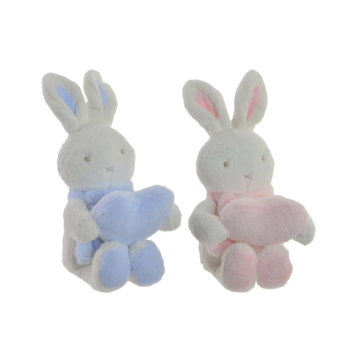 POLIESTERE PELUCHE 13X10X23 CONIGLIO 2 ASSORT. BE150996