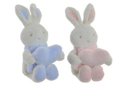 PELUCHE POLIESTER 13X10X23 CONEJO 2 SURT. BE150996