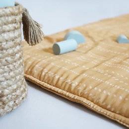 NEPO CARAMEL bohemian print baby rest mat