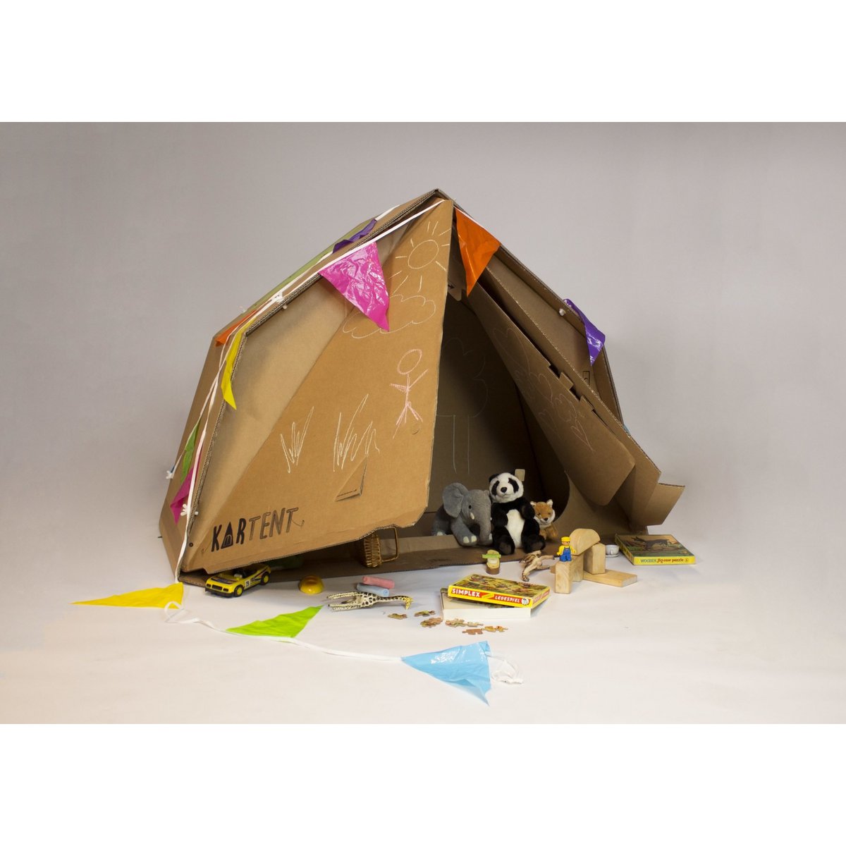 Tente en carton pour enfants - la KarTent Junior