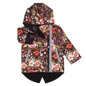 Kinder Softshell Jacke Blumen