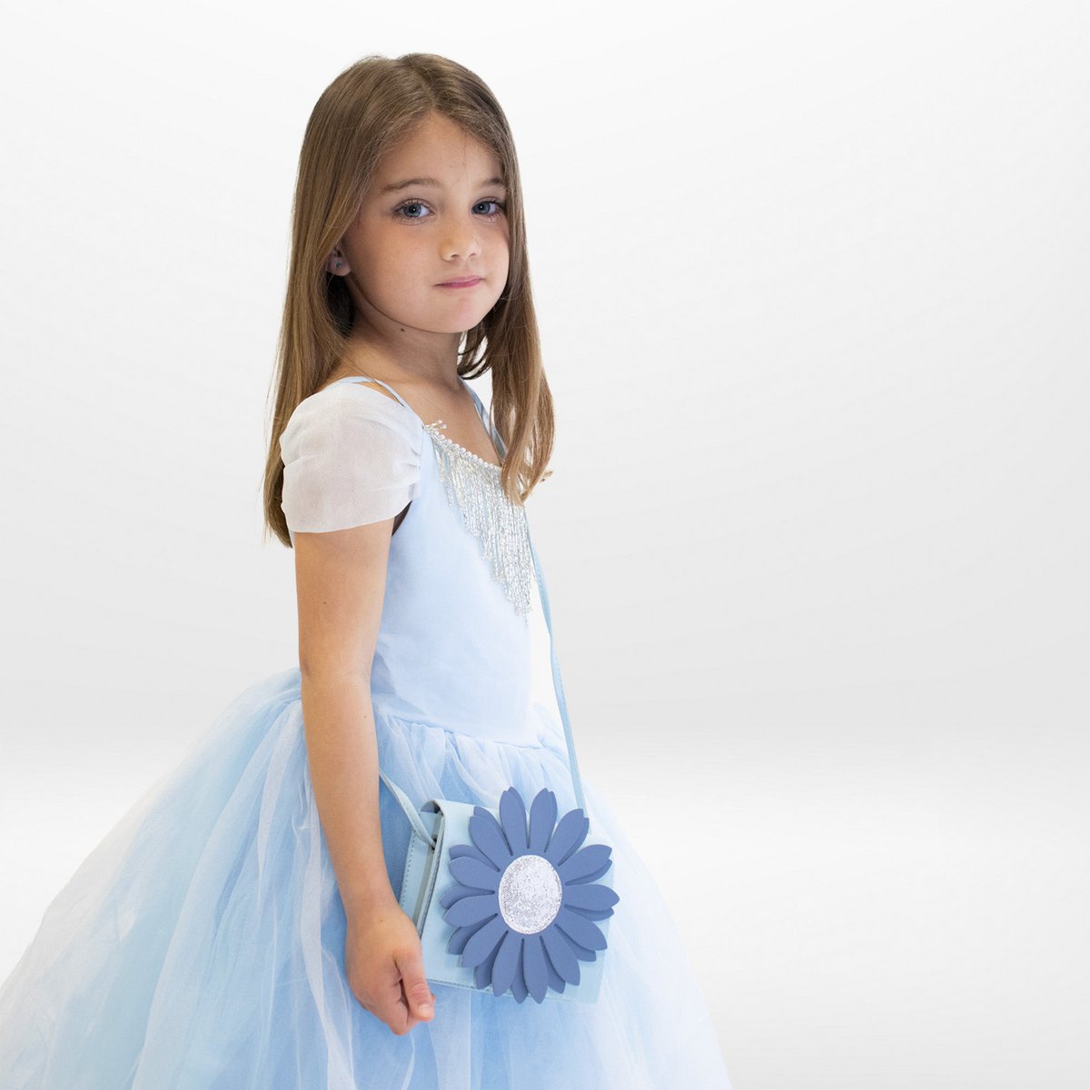 Bolso bandoulière infantil - Flora Bleu