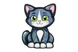 Wooden Cat Puzzle for Kids
