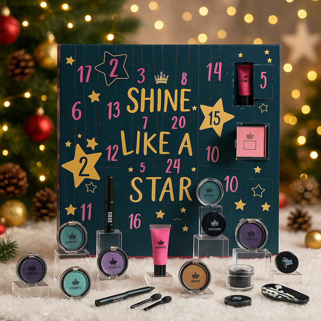Shine Like Star makeup and beauty accessories advent calendar