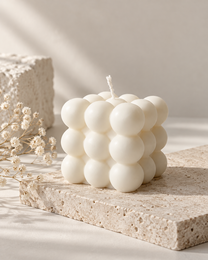 Bubble candle (large) | rapeseed wax