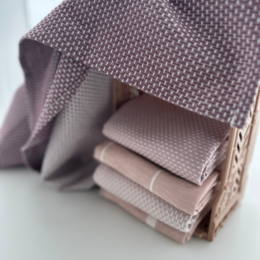 Tea Towel – Pinstripes – Latte