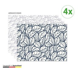 Abstrakcyjny wzór liścia | Podkładki winylowe premium 44 x 32 cm - 4 sztuki