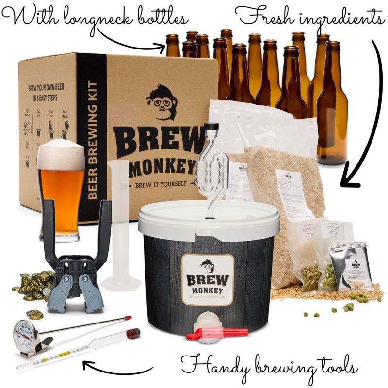 Kit de brassage de bière Brew Monkey - Luxe IPA