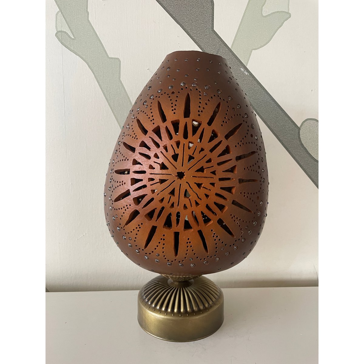 Lampa z tykwy - projekt ludzki 2