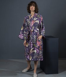Badekåbe Kimono Flora Costera Figenmarmelade