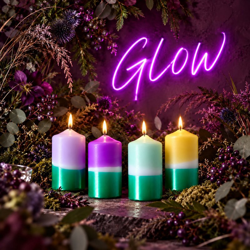 Dip Dye Glow * Smaragd Star