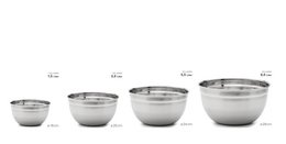 High bowl made of stainless steel Ø 28 cm
