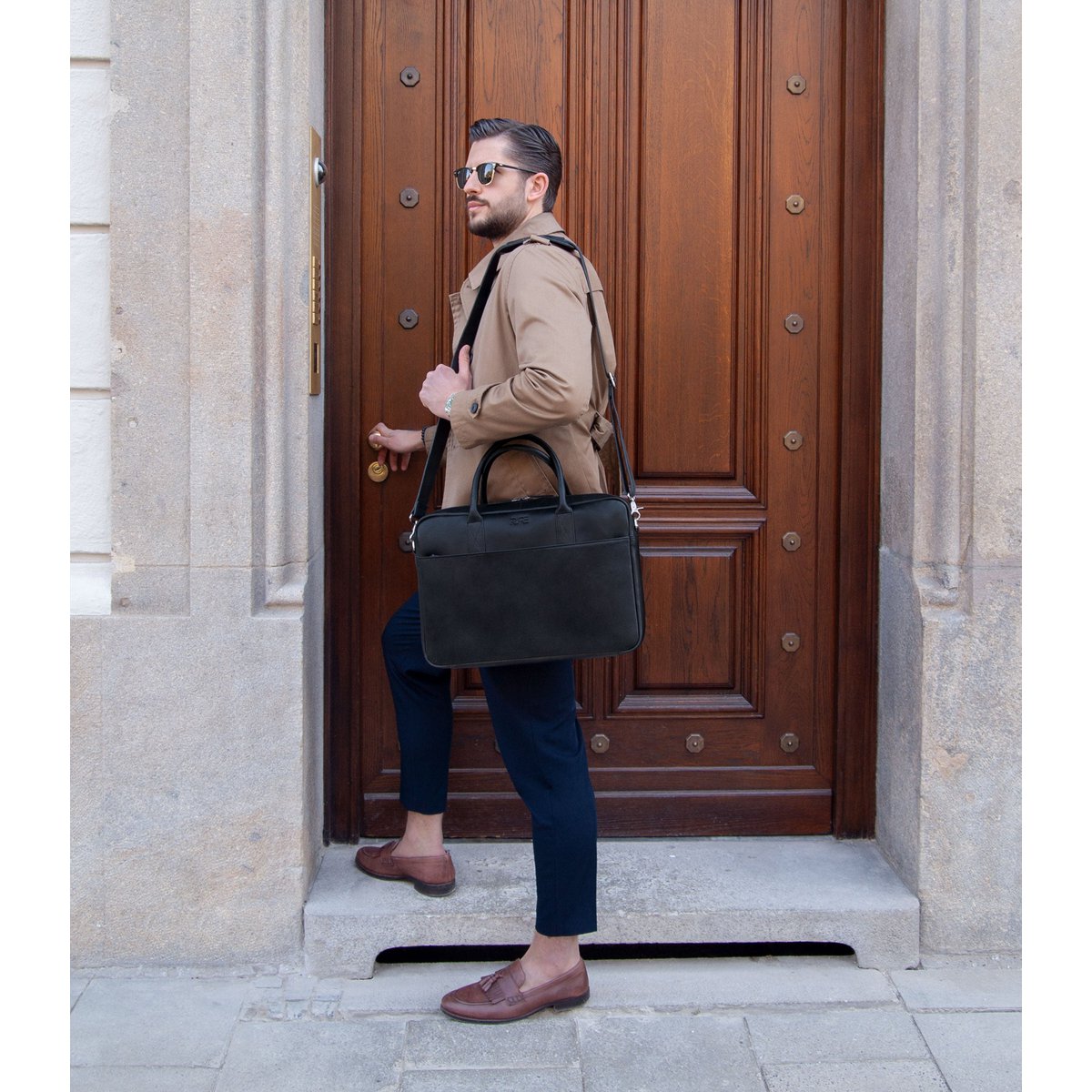 Laptop bag NAOS Midnight black