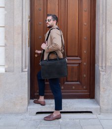 Bolso para portátil NAOS Medianoche negro