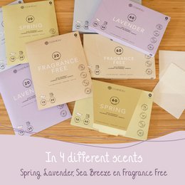 Trial Pack Laundry Sheet Spring Seabreeze Lavender